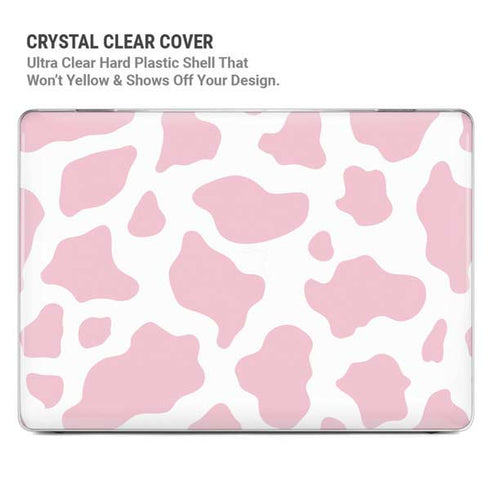 Pink Cow Print MacBook Pro 14in (2021-24) Case plus Skin